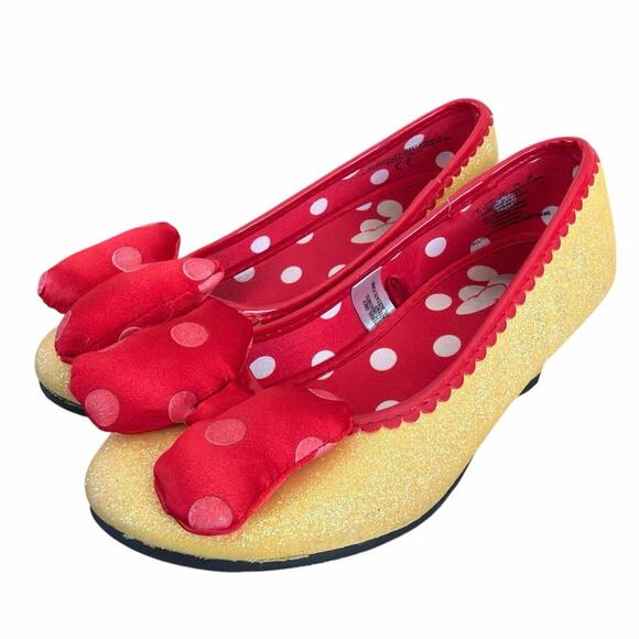 Disney Minnie Mouse Costume Shoes for Kids - Yellow Yellow size 13 - Picture 1 of 6